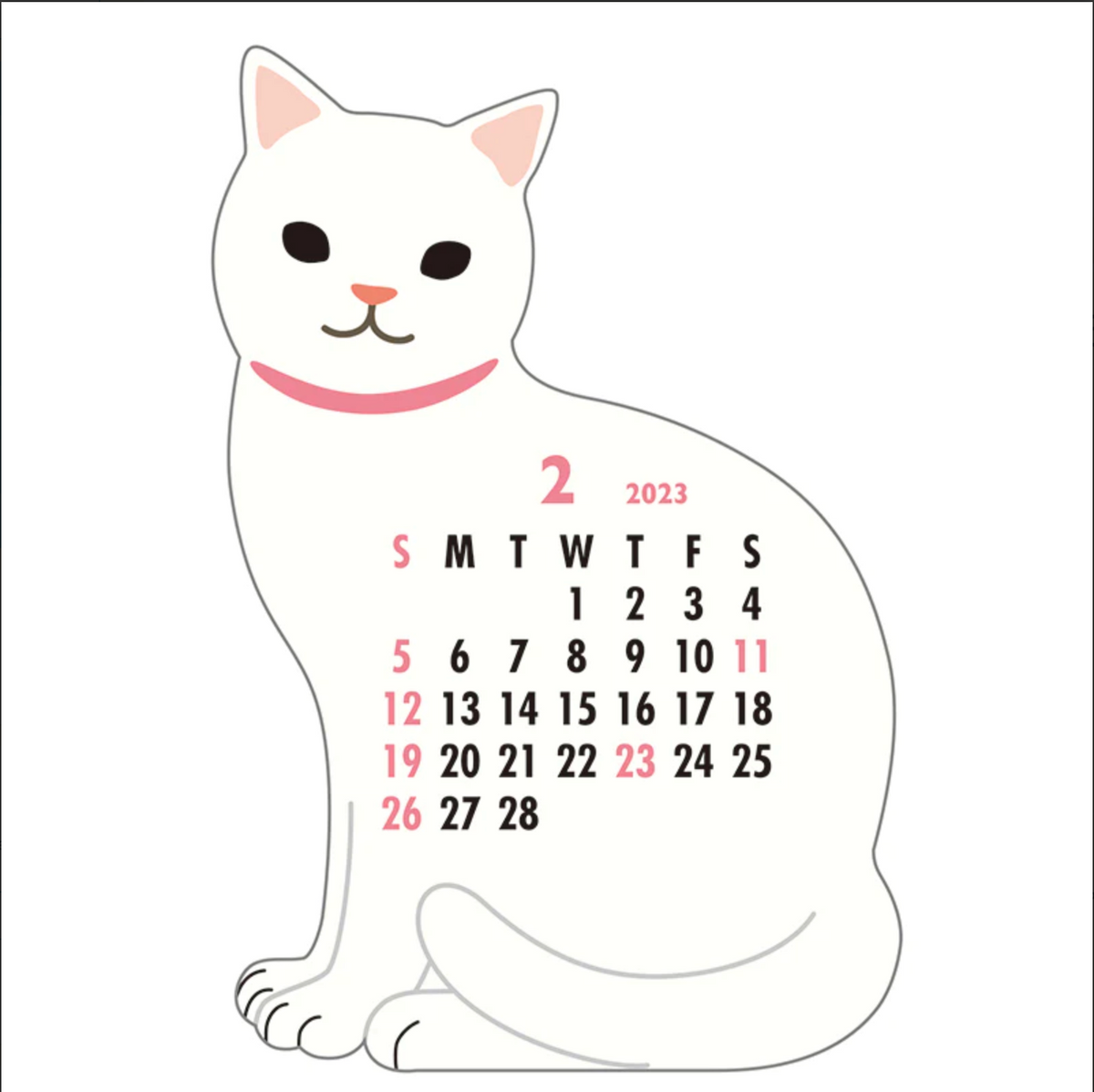 Shop now for the latest Fashions at 2023 Standing Cat Calendar Greeting